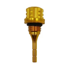 쿠쿠스토어 오토바이 엔진 오일 딥 스틱 필러 캡 플러그 GY BWS 125CC 알루미늄 합금 액세서리, 01 금