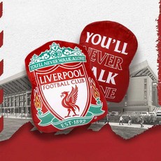 리버풀FC 축구 쿠션 YNWA 오피셜 로고 축덕 소파 베개 살라 반다이크 홈 유니폼 쿠션, 01. 리버풀 쿠션, 1개