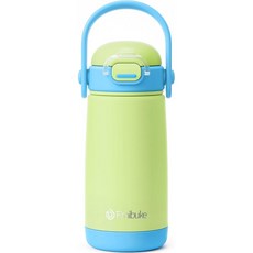 啵比小舖 美國 Fimibuke Cups 不銹鋼保溫兒童水瓶, 1個, Green, Green, 414ml