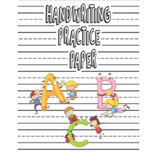 Handwriting practice Paper: Perfect Preschool writing cute Workbook with letter tracing for Pre K K... Paperback, Independently Published, English, 9798561886492