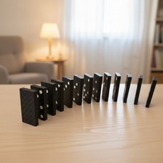원투몰 도미노 28개 화이트도트도미노