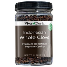 Viva Doria Whole Cloves 손으로 고른 인도네시아 정향 새싹 340g(12온스), 340g, 1개