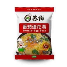 蘇伯 番茄蛋花湯, 1個