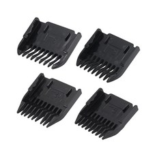 전기 클리퍼 액세서리 4pcs 컷 클리퍼 한계 콤 콤보 가이드 부착 크기 이발기 교체, 크기 a, 검은색