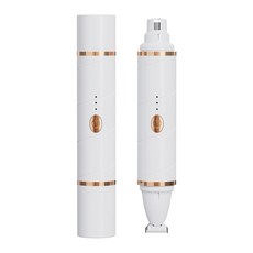新款寵物二合一電推剪狗狗剃腳毛局部修剪剃毛器貓咪磨甲器修甲器, 1個, 白色:寵物剃毛磨甲器