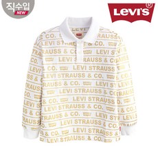 리바이스키즈 리바이스키즈 골드레터링 티셔츠B V213TS336P (주니어)