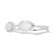 TYR 벡타 레이싱 수영 고글 - 남녀용 김서림 방지 UVA/UVB 보호 방수 기능, One Size, Mirrored Gold/Black, 1개