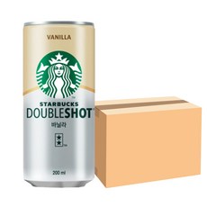 스타벅스 더블샷 바닐라 200ml x 18개 편의점 캔커피 카페라떼