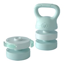 슈퍼인 무게조절케틀벨 홈트운동기구 힙업 스쿼트 및 근력 운동, 1개, 6kg, 라이트그린