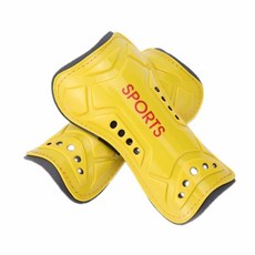 축구 정강이 보호대 신가드 2개 1세트, 노란색