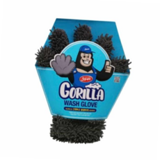 세차걸레 3분세차 고릴라 세차 장갑 청소장갑 차량용걸레, 상세페이지 참조, 1개