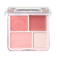 JUDYDOLL橘朵腮紅高光盤, 元氣蜜桃, 1個