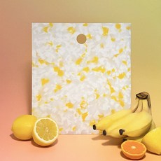 미모서울 컬러 커팅보드 위생 양면 도마, 1개, LEMON TREE