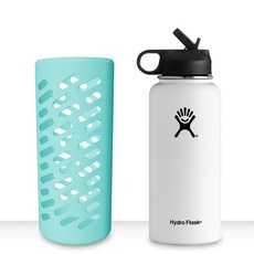 Hydro Flask 32oz 水瓶矽膠保護套, 薄荷綠 18 盎司, 1個