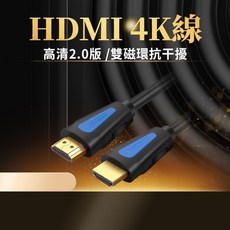 JASOZ HDMI 2.0 4K 螢幕線 雙磁環抗干擾