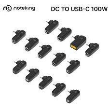 레노버 ASUS HP 기가바이트 ACER 한성 MSI DELL 노트북 어댑터 충전 DC TO USB-C PD 100W 변환젠더 852252, F-12 / 3.5X1.35mm 주의사항 필독, 1개