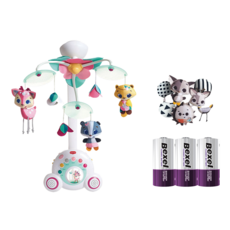 타이니러브모빌 메도우데이즈 컬러모빌 흑백인형세트 거치대 정품 아기, 2. 테일즈 흑백모빌+선물박스패키지, 1개