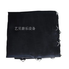 대형 트램폴린 실내외 점핑매트 방방이 철제 프레임 놀이기구 운동용품 성인용 야외용, 1개, 1_블랙링추가1.66x1.66m40개