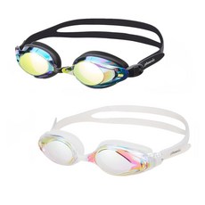 피닉스 미러 수경 PN 405M 2개 SET, 골드+클리어