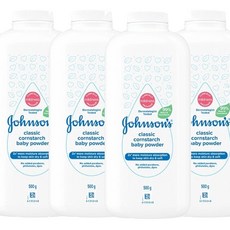 존슨즈베이비 콘스타치 파우더 오리지날향 클래식, 500g, 4개