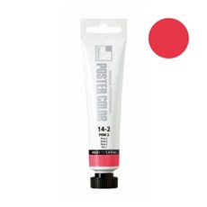 혜명잡화상사 신한 전문가용 포스터칼라 튜브형 40ml No.7 포피레드 - 갑 (3개입) 튜브물감 POSTERCOLOR 포스터물감 신한포스터컬러 전문가용물감