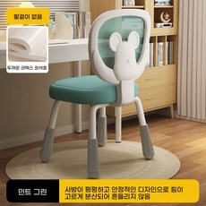 choyur 어린이 학습 의자 귀여운 디자인 편안한 등받이와 좌석 팔걸이 포함 사계절용 튼튼한 금속 프레임 BJJ001, 파란색 팔걸이 없음 + 두꺼운 라텍스 쿠션 업그레이드된