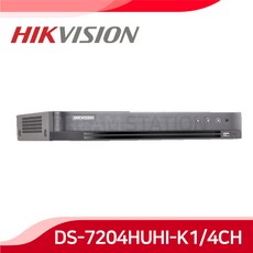 하이크비전 DS-7204HUHI-K1 8MP 8백만화소 4채널 올인원 DVR CCTV 녹화기, 3TB, 1개