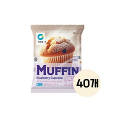 청정원 베리굿컵케이크 블루베리컵케이크, 40개, 45g