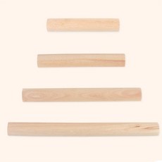 업위드 원목 밀대 밀가루반죽밀대 반죽밀대 나무밀대, 미니