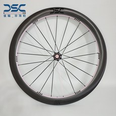 速度公園 DSC 碳纖維輪組「ICON」50高 線條標 寬版碳幅條 碟煞 自行車 輪組 CADEX 50高 Liv, 1個, 珍珠粉
