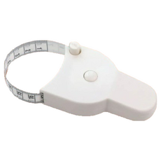 三圍測量捲尺 柔軟舒適 自動伸縮 方便攜帶 精準測量身體各部位尺寸, 1個, 150cm