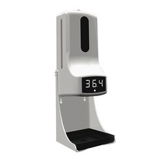 자동 손소독기 비접촉 비대면 온도 측정 체크 손소독 손세정 디스펜서 단품, 손소독 자동온도측정 단품