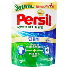 퍼실 파워젤 액상세제 드럼용 리필, 1.8L, 4개