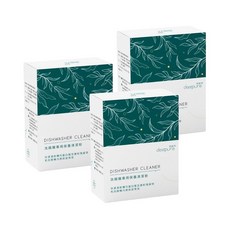 deepure 淨森林 洗碗機專用清潔粉 快速除垢 深層保養 抑制異味 3盒組 (共600g), 200g, 3盒