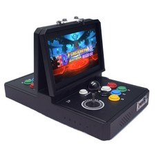 10인치 판도라박스 아케이드 게임기 접이식 2인용 오락실 조이스틱 충전식 콘솔, 10인치 H3-20000+ 플러그인