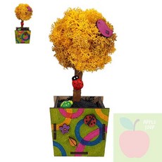 AP 봄꽃나무만들기 스칸디아모스 동글이 나무화분 만들기