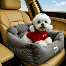 라이프온 꿀잠 안심여행 강아지 카시트, 1개, 클라우드그레이