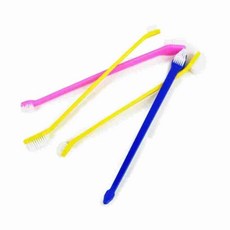 반려동물 양면 칫솔 세트 강아지칫솔