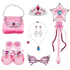 여아 왕관 보석구두 공주핸드백 요술봉세트 3세 신나는 성탄절