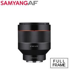 삼양 AF 85mm F1.4 FE 소니 미리러스 카메라 풀프레임 사용 가능 렌즈 자동초점 렌즈 A7 A7C A7R A7S