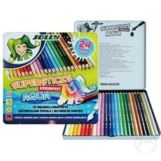졸리 아쿠아 수채 색연필 24색, 단품, 단품, 단품