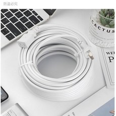 電源延長線 兩芯插頭 家用插座, 1個, 2米,黑色加粗