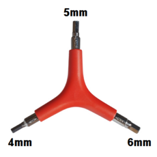 삼각렌치 / Y자 육각렌치 / Y렌치 6각 자전거 공구 / 4mm 5mm 6mm, 1개