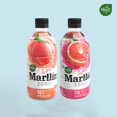 자연은 더말린 제로 복숭아 12개 + 자몽 12개 총24개(500ml), 24개, 500ml