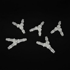 Gracilaria 5PCS RC 보트 수냉 노즐 3방향 니플 수도꼭지 DIY 모델 선박 부품(5.6mm 소구경), 4.8mm Small Outside Diameter