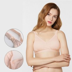 제임스딘 원터치 앞단추 수유 브라 1매