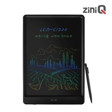 지니큐 LCD-C1200 컬러글씨 전자노트 메모패드 ssf9634Qu, 단일