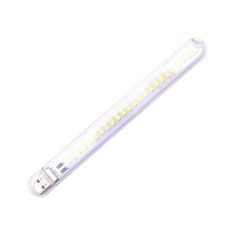 coms ABBB540 USB 연결 LED 램프 스틱 18cm 24 화이트, 쿠팡 본상품선택, 1개