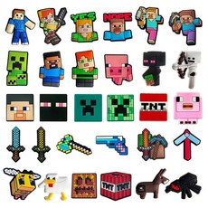 마인크래프트 2nd 에디션 게임 악세사리 실내화 꾸미기 파츠30p