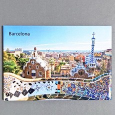 맛있는굿즈 스페인 이탈리아 런던 프랑스 스위스 러시아 냉장고자석 마그넷 마그네틱 기념품, C스페인20.바르셀로나